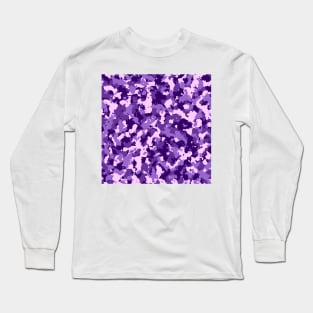 Purple Camouflage Long Sleeve T-Shirt